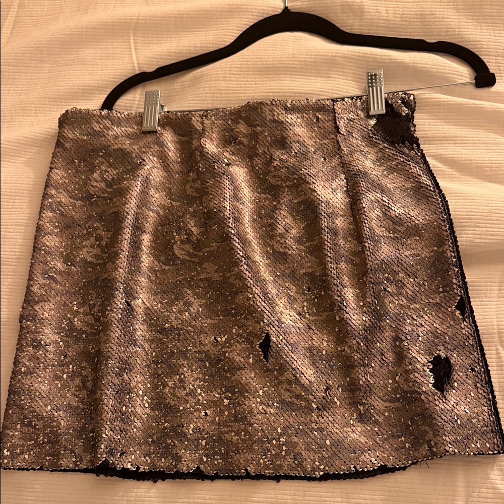 Free People Sequin Skirt